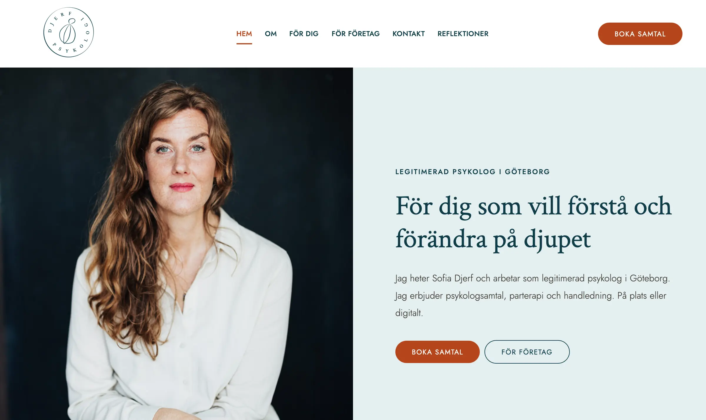 Djerf psykologis logotyp