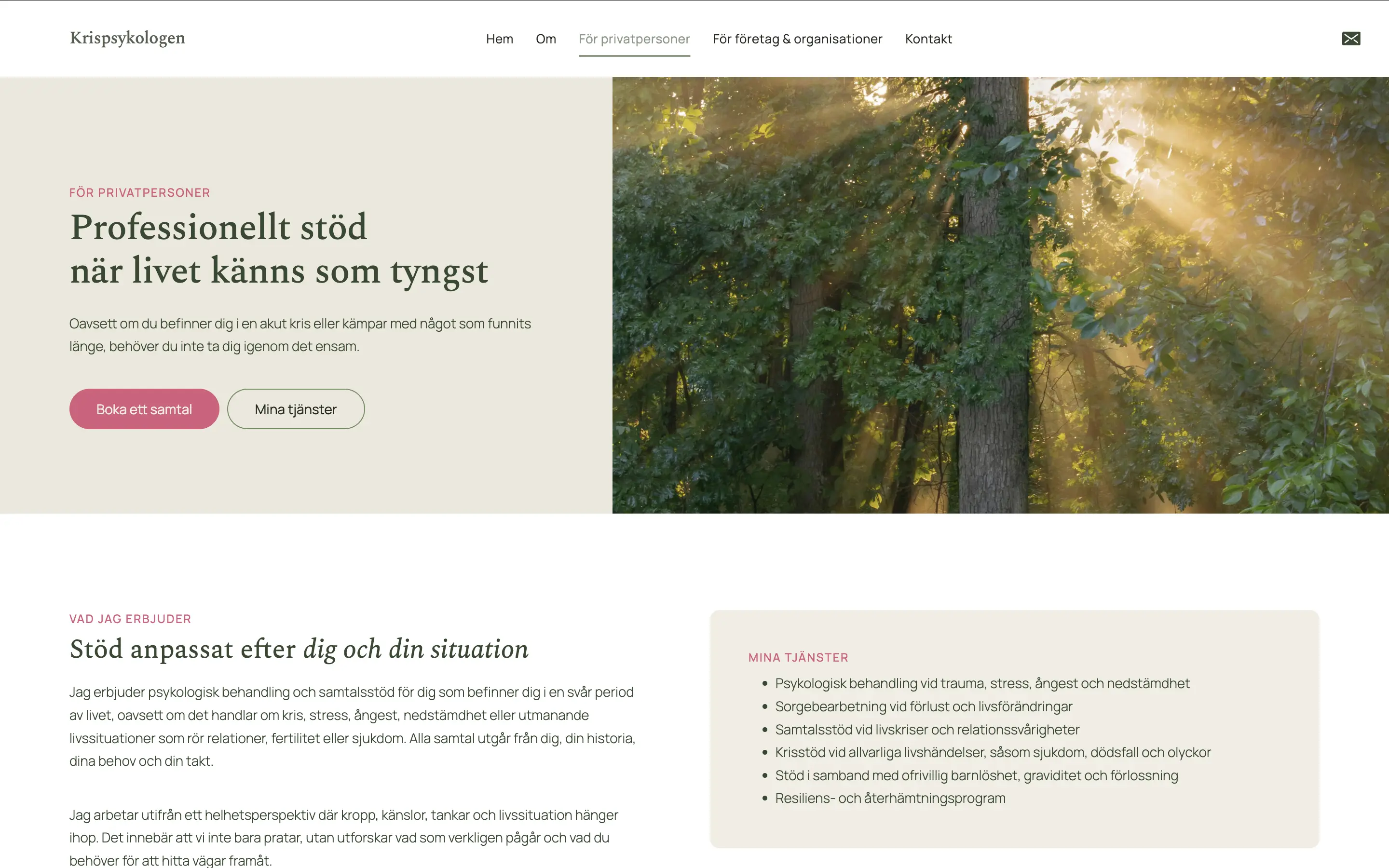 Krispsykologens hemsida